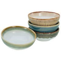 CreaTable Müslischalenset Cascade Bowls Mix Smoothie bunt Steinzeug Cascade Bowls Mix Smoothie - bunt - CreaTable