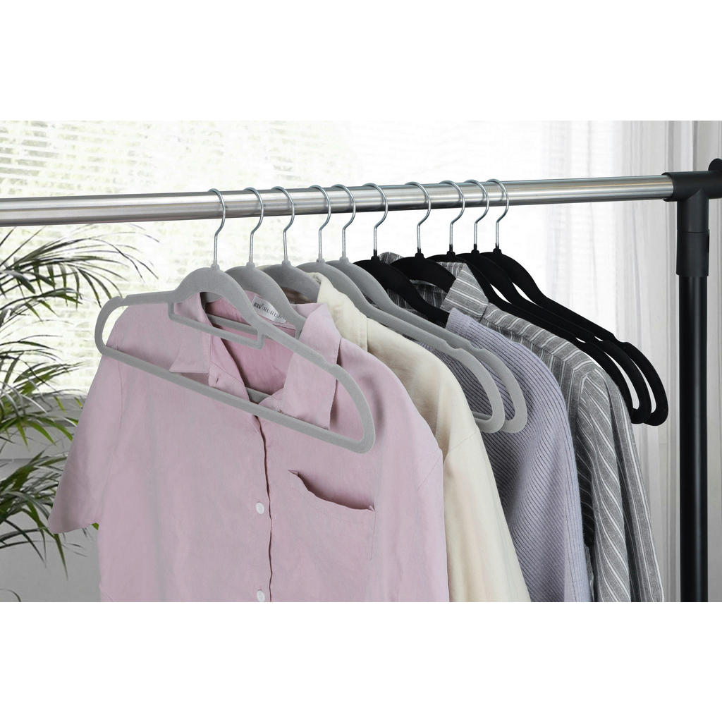 Thumbnail - Kleiderbügel grau Kunststoff