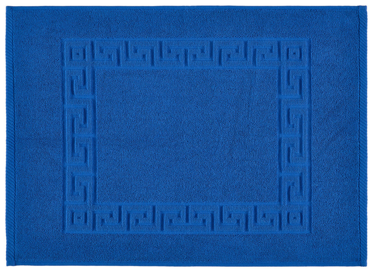 POCOline Duschvorleger Mäander Mäander - blau (50,00/70,00cm) - POCOline