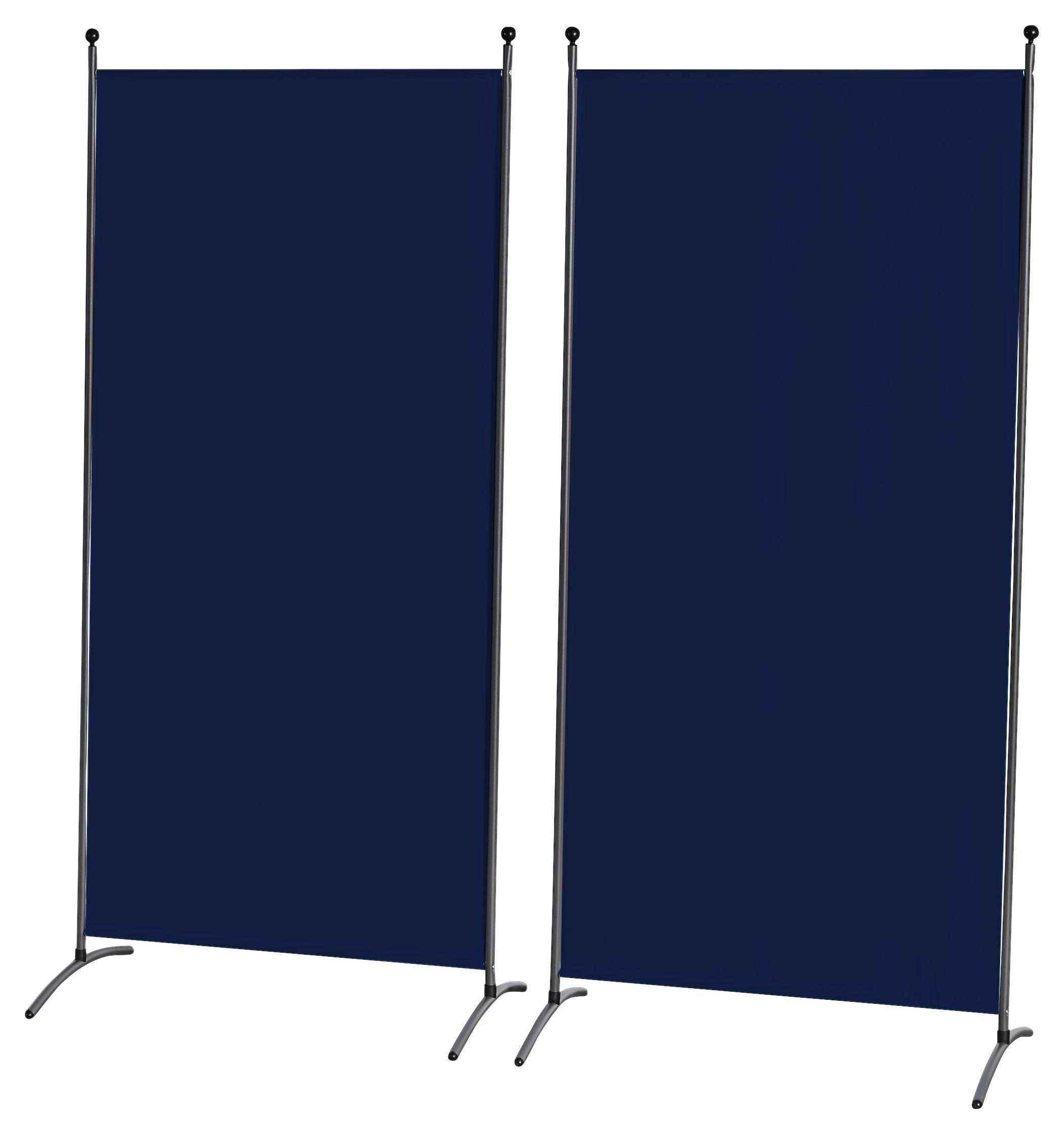 Grasekamp Doppelpack Stellwand Blau Polyester-mischgewebe B/h: Ca. 85x180 Cm Doppelpack_stellwand_85x180cm - blau (85,00/180,00cm)