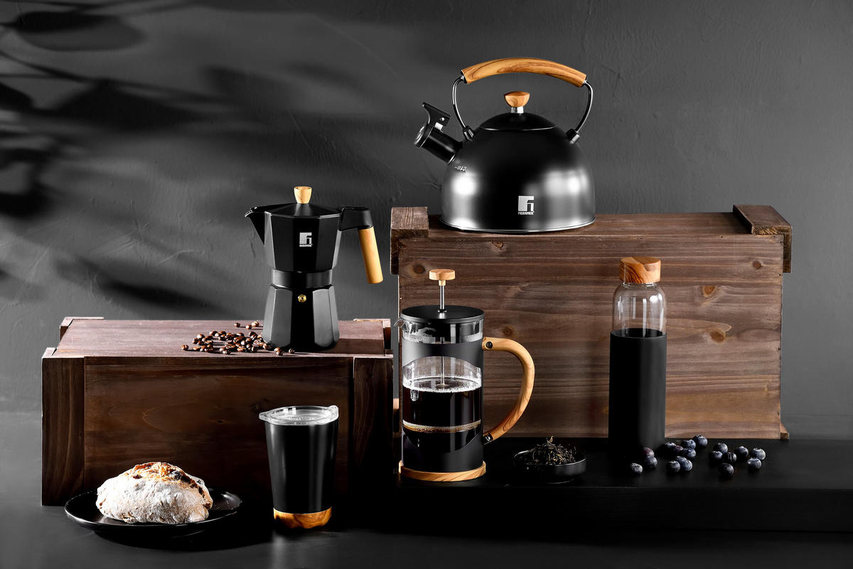 BERGNER Stabmixer schwarz Stahl Kunststoff B/H/L: ca. 18x40,5x20,5 cm COPPER - schwarz (20,50/18,00/40,50cm) - BERGNER