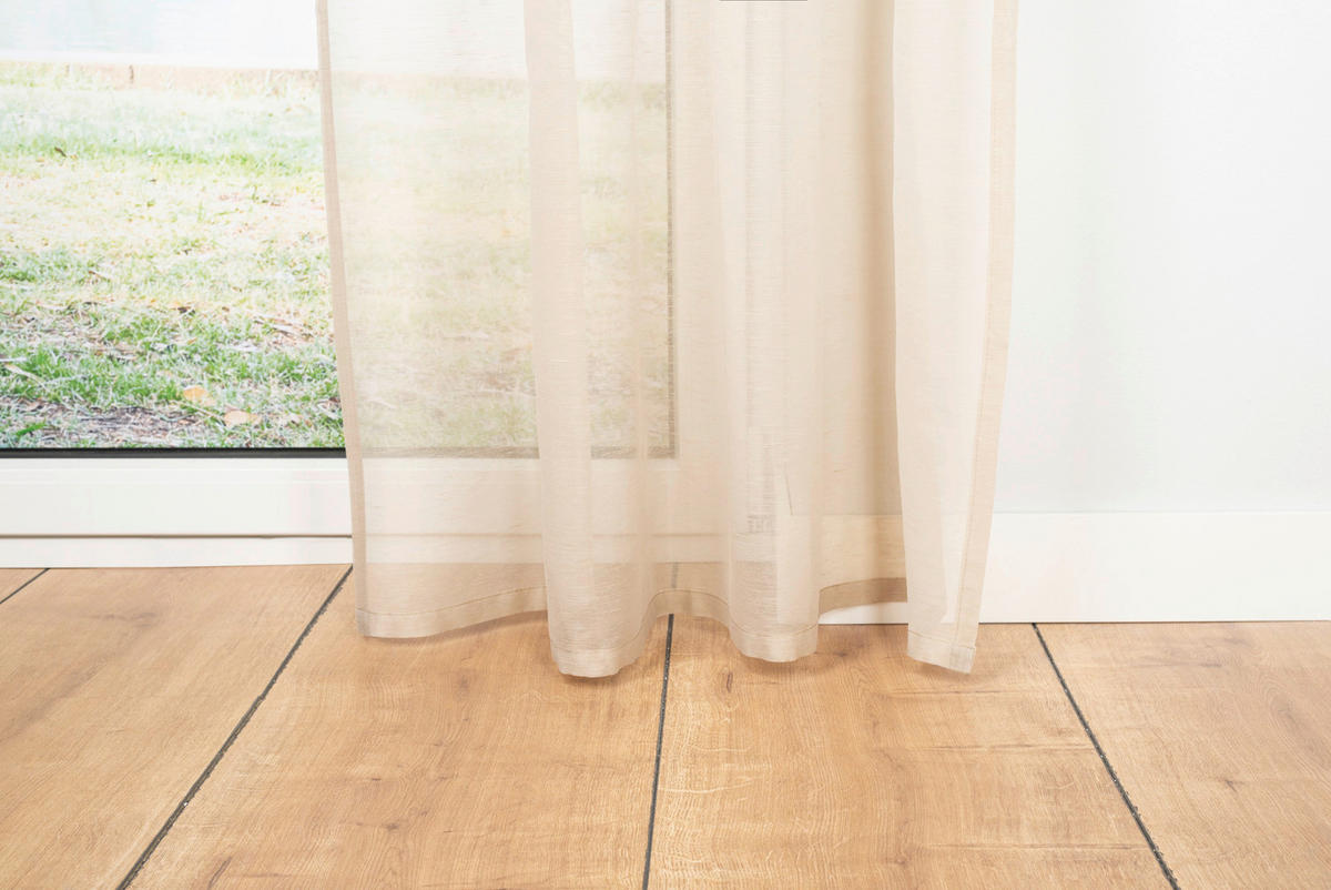 Ösenvorhang SOFT sand B/L: ca. 135x245 cm SOFT - sand (135,00/245,00cm)