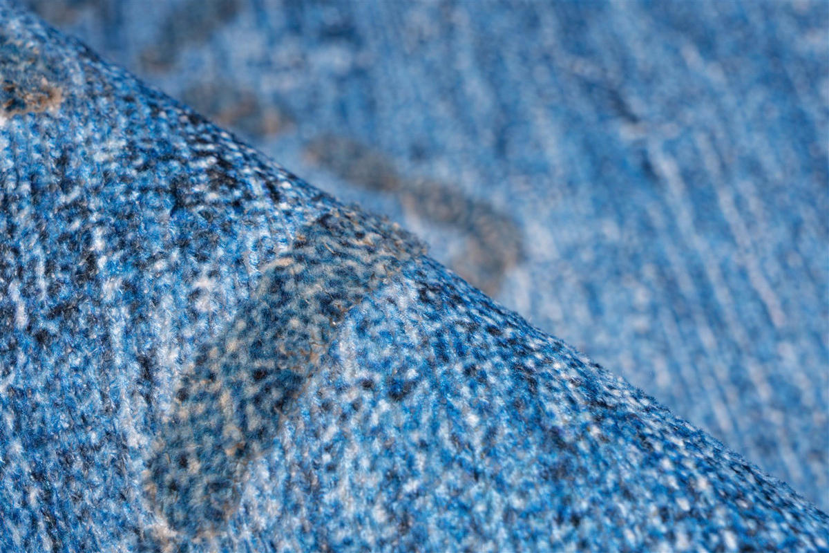 me gusta Kurzflorteppich Antique 325 blau B/L: ca. 80x150 cm Antique 325 - blau (80,00/150,00cm) - me gusta