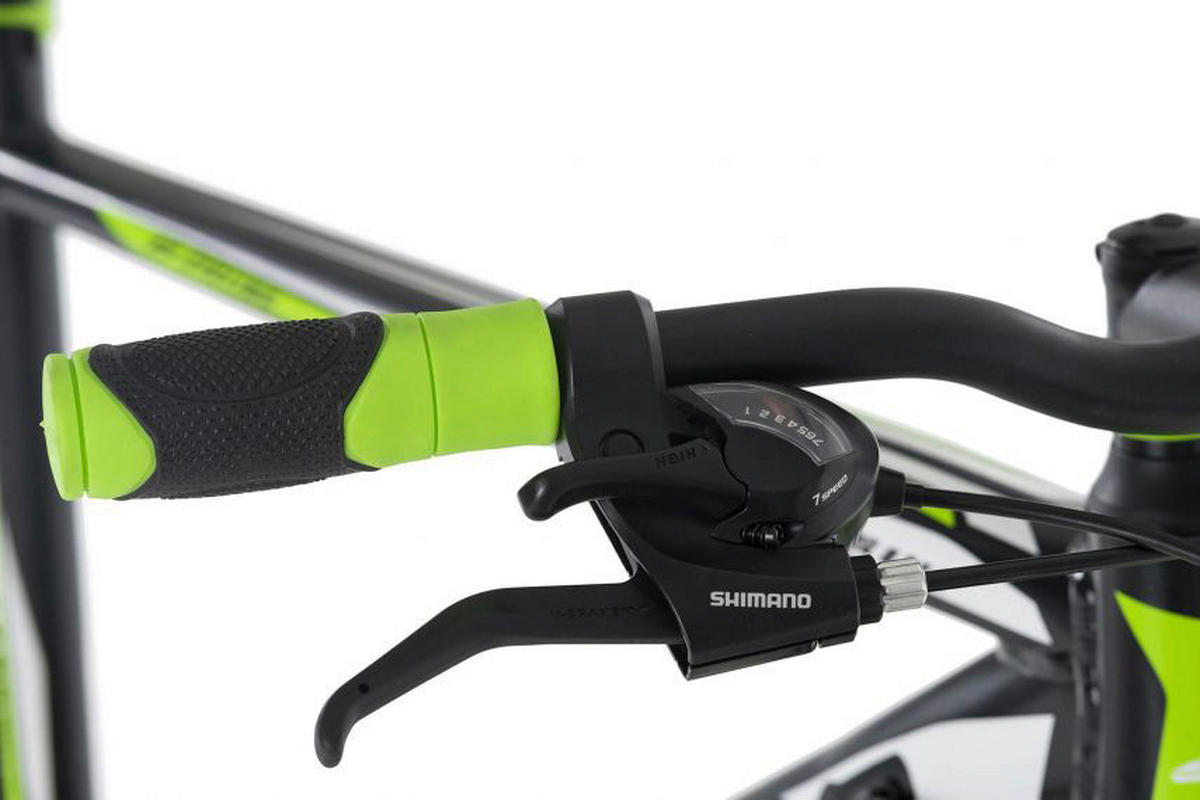 KS-Cycling Mountainbike Xplicit Hardtail Xplicit  27,5 Zoll Rahmenhöhe 51 cm 21 Gänge schwarz schwarz ca. 27,5 Zoll Xplicit - schwarz/grün - KS-Cycling