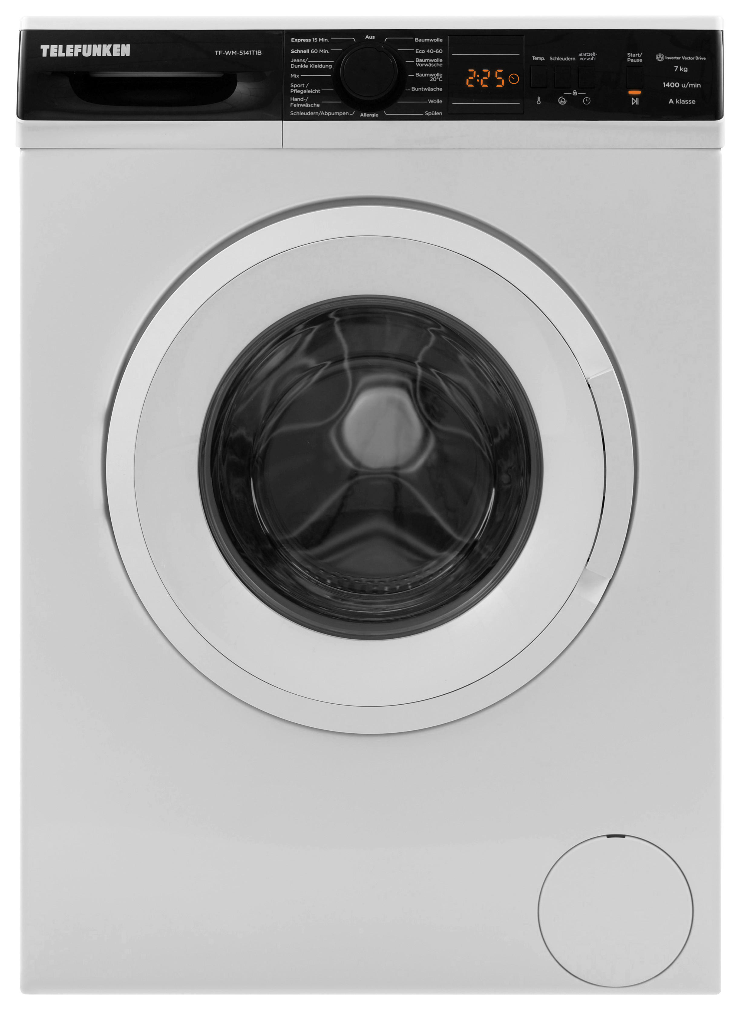 Telefunken Waschvollautomat TF-WM-5441T1B Waschvollautomat TF-WM-5441T1B - weiß (59,70/84,50/49,70cm) - TELEFUNKEN