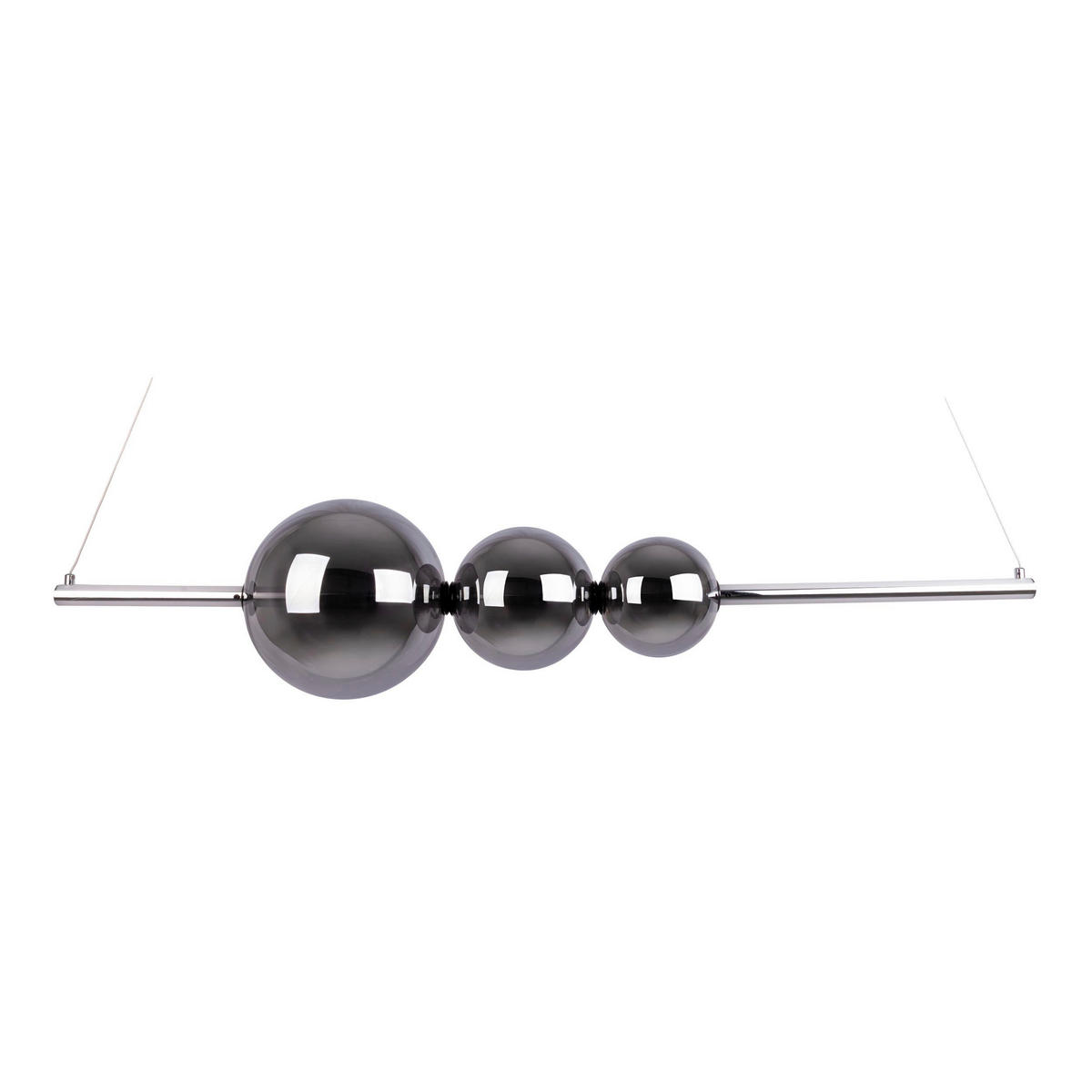 Näve Leuchten LED-Pendelleuchte Chrom Glas Metall B/H/T: ca. 125,3x150x25 cm NOVA - Chrom (125,30/150,00/25,00cm) - Näve Leuchten
