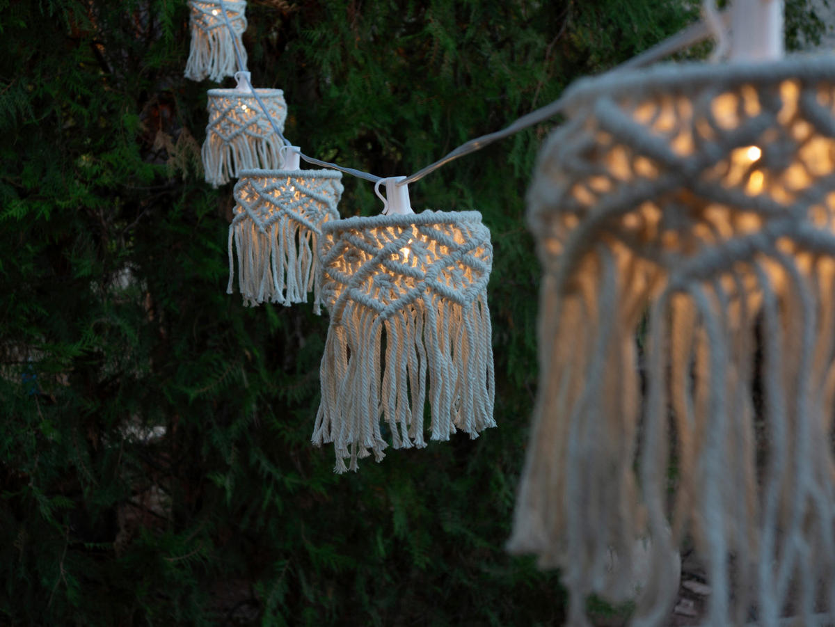 LED-Lichterkette weiß B/H/L: ca. 21,5x13,5x800 cm MYKONOS - weiß (800,00/21,50/13,50cm) - NewGarden