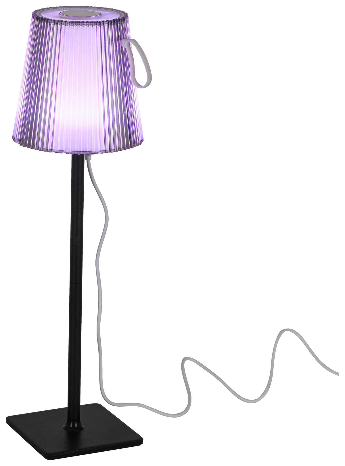 Tischleuchte anthrazit H/D: ca. 36x11 cm Akku-Tischleuchte_Rimini - anthrazit (11,00/36,00cm) - Nolo Lighting