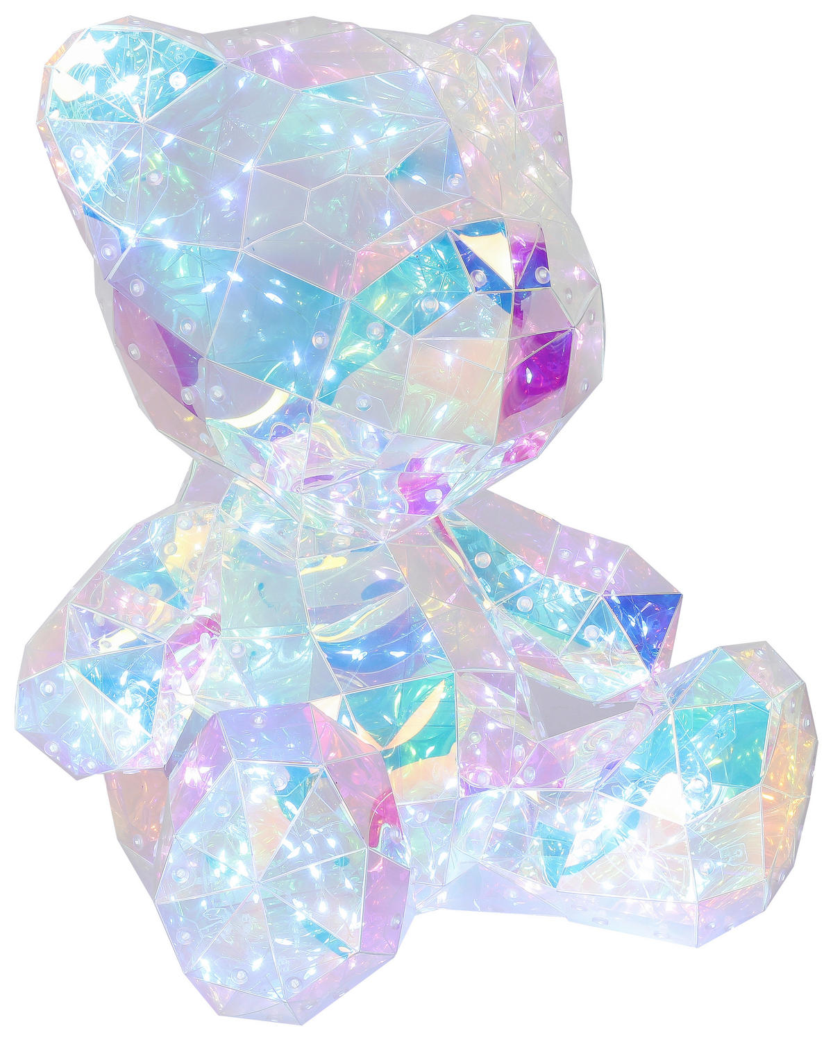 LED-Dekoleuchte transparent Kunststoff B/H/L: ca. 32x40x29 cm Bär - transparent (29,00/32,00/40,00cm)