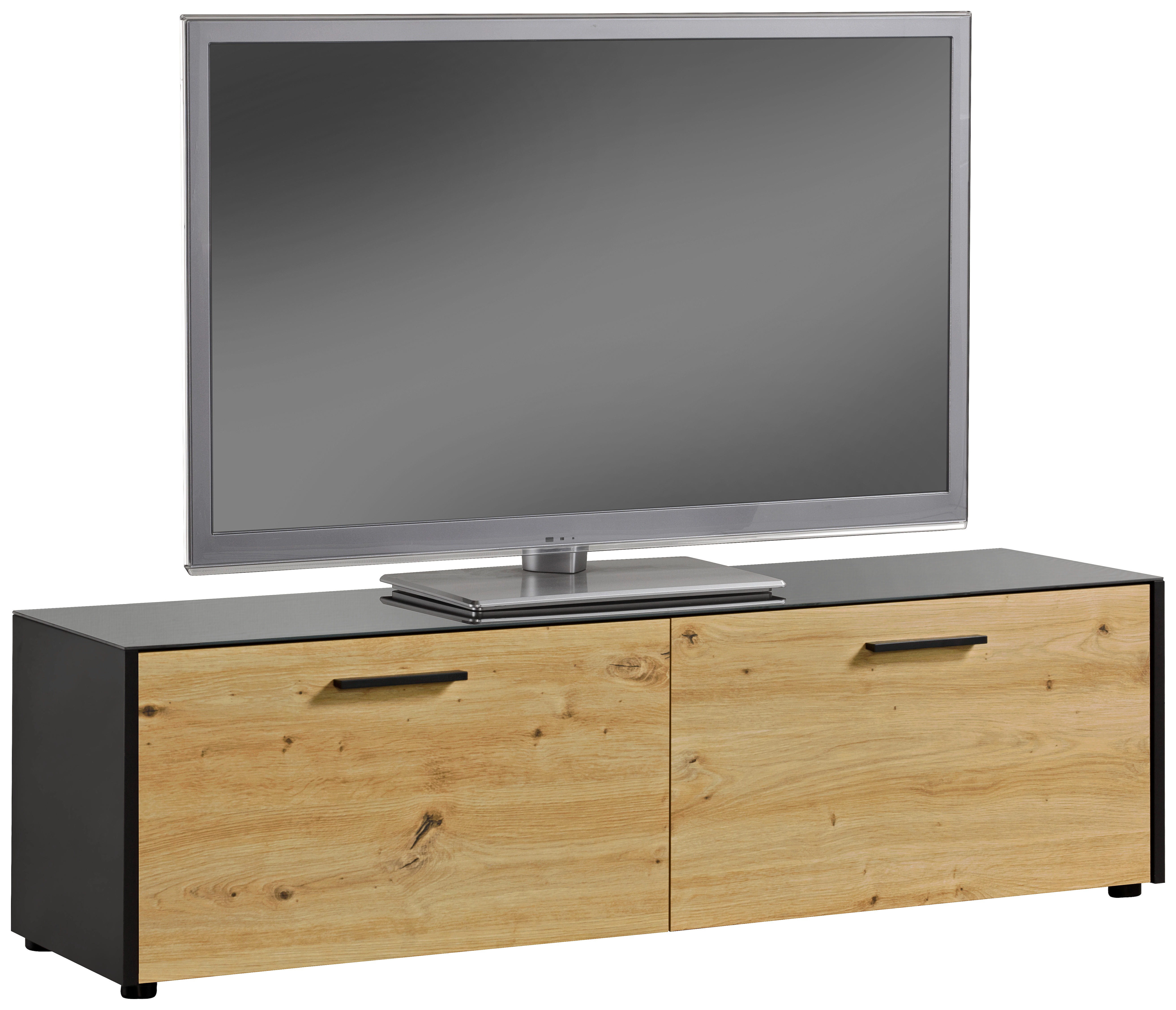 TV-Lowboard Panama B/H/T: ca. 130x38x34 cm Panama - Eiche/anthrazit (130,00/38,00/34,00cm)
