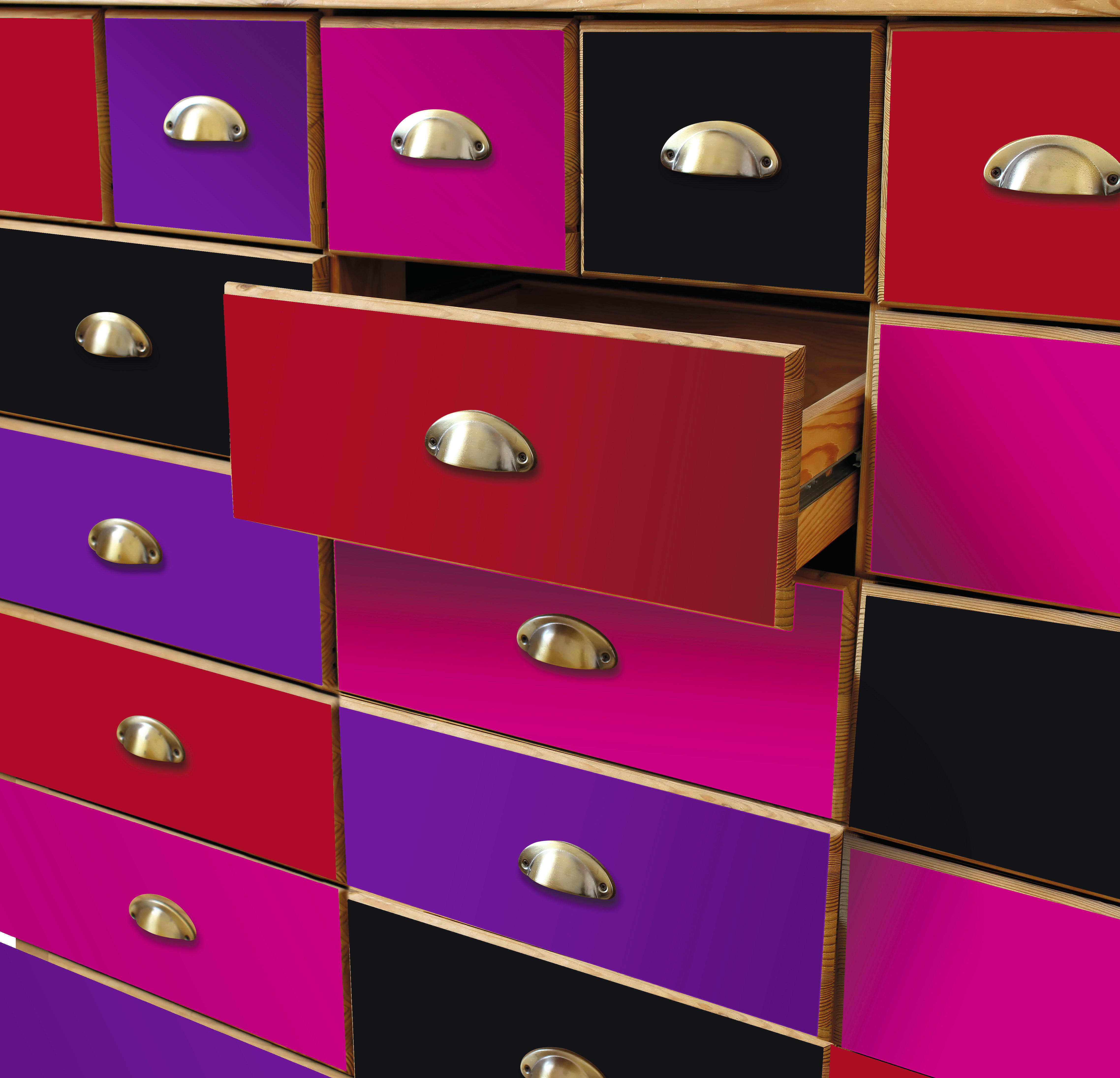 Thumbnail - d-c-fix Dekofolie Uni Lack schwarz B/L: ca. 67,5x200 cm