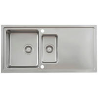 Respekta Einbauspüle Chicago 100 x 50 Edelstahl B/H/T: ca. 100x19x50 cm Chicago 100 x 50 - Edelstahl (100,00/19,00/50,00cm) - Respekta