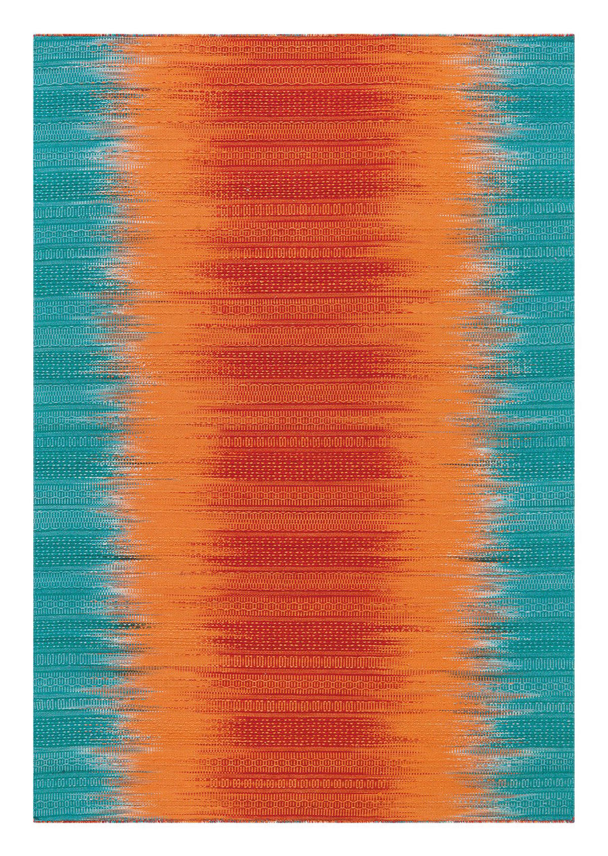 Arte Espina Outdoorteppich Sunset 8070 blau B/L: ca. 170x240 cm Sunset 8070 - blau/orange (170,00/240,00cm) - Arte Espina