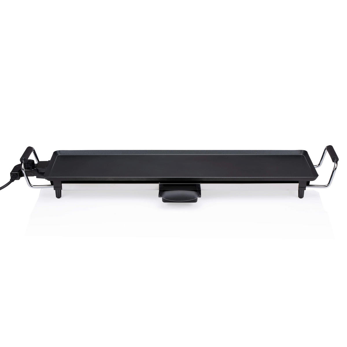 Alpina Elektro-Tischgrill schwarz Metall B/L: ca. 70x23 cm Grillplatte-Teppanyaki - schwarz (70,00/23,00cm) - Alpina