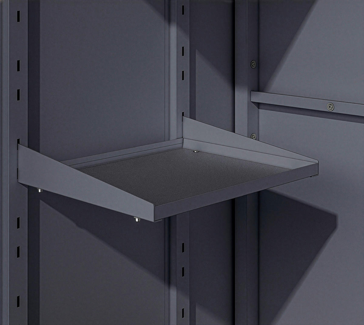 Westmann Gartenschrank Capsa anthrazit Stahl B/H/L: ca. 90x187x65 cm Capsa - anthrazit (65,00/90,00/187,00cm) - Westmann