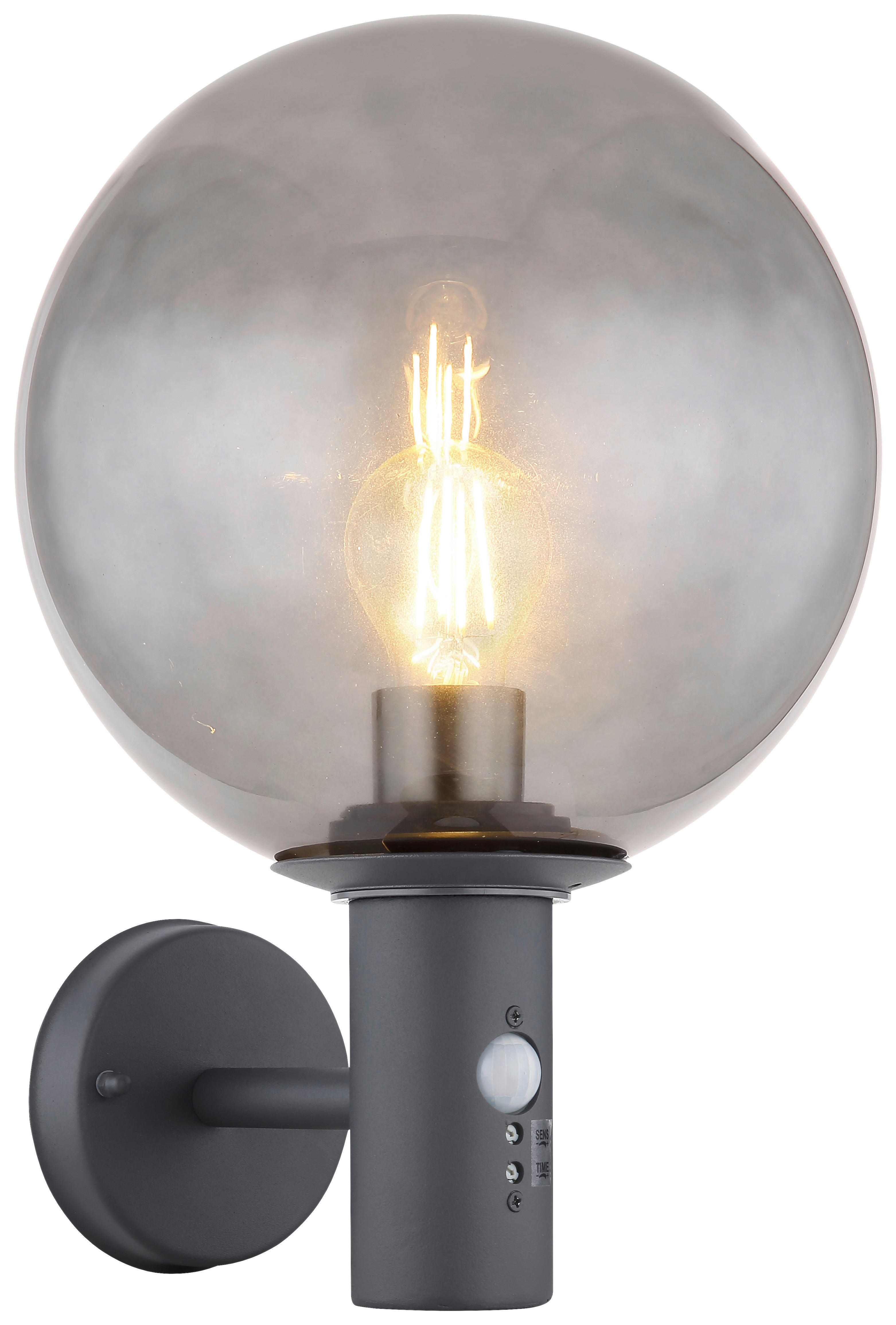 LED-Außenleuchte anthrazit B/H/D: ca. 25x37x25 cm HEDWIG - anthrazit (25,00/37,00cm) - GLOBO