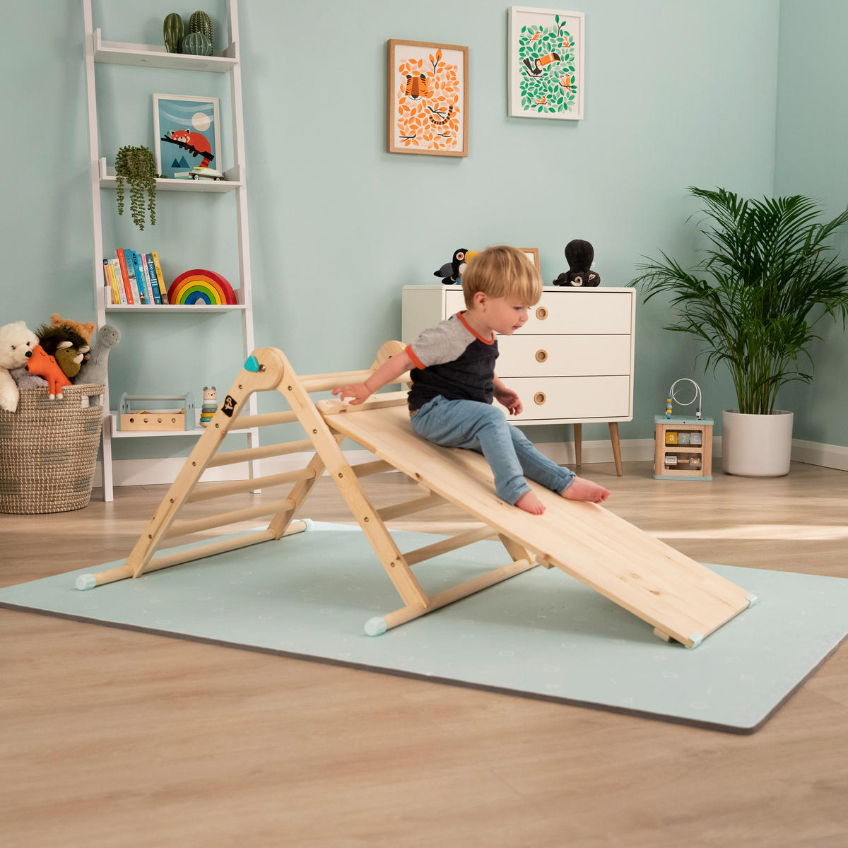 TP Toys Rutsche Active Tots Slide natur B/H/T: ca. 73x58x71 cm Active Tots Slide - natur (73,00/58,00/71,00cm) - TP Toys
