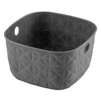 Curver Aufbewahrungskorb Softex dunkelgrau B/H/L: ca. 19x11x19 cm Softex - dunkelgrau (19,00/19,00/11,00cm) - Curver