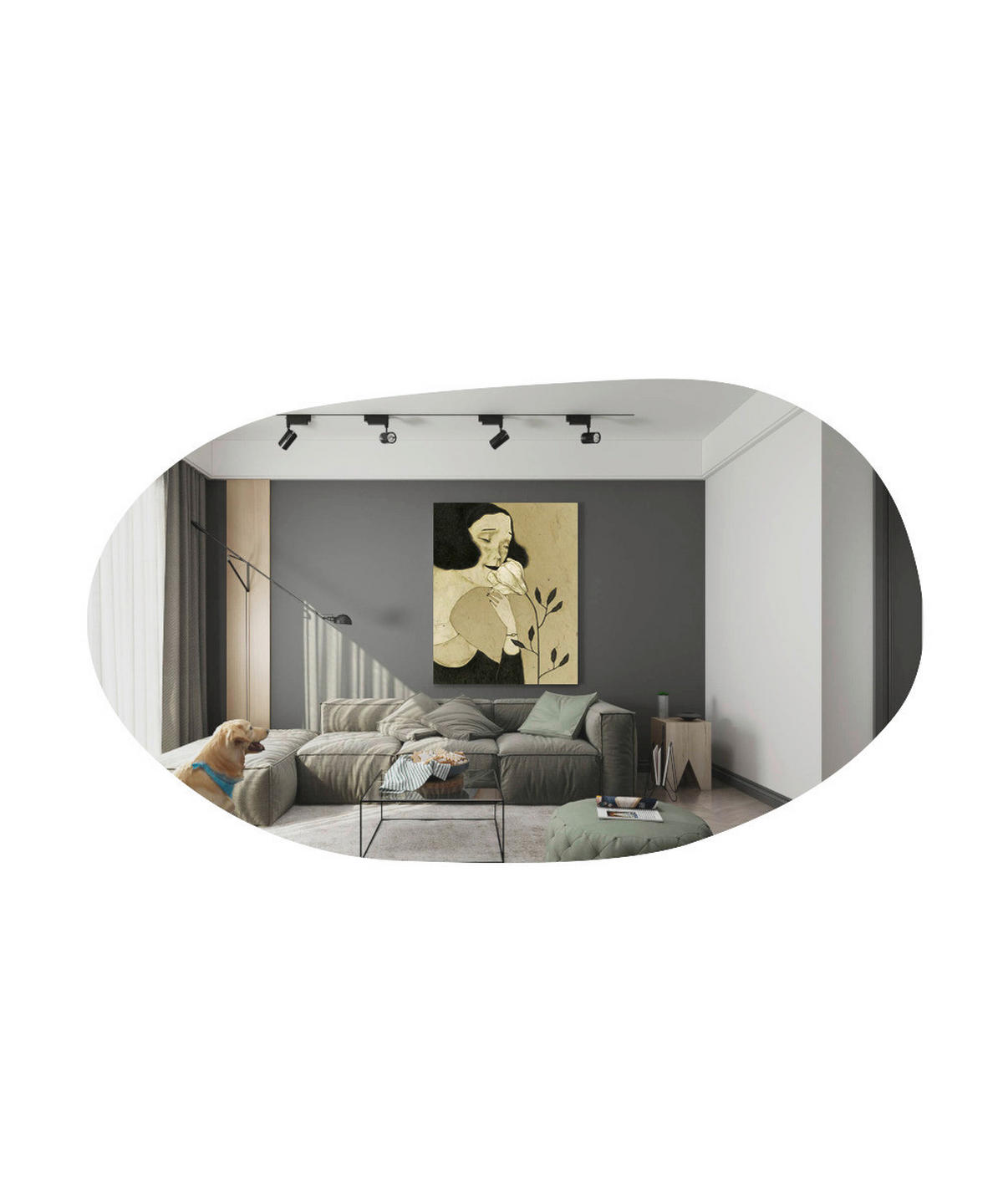 Wandspiegel Vanomi B/H/T: ca. 52x89x3,5 cm Vanomi - (52,00/89,00/3,50cm) - moebel17