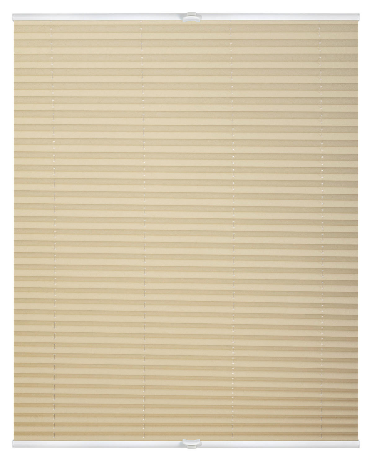 Spannplissee creme B/L: ca. 45x130 cm Plissee_Klemmfix - creme (45,00/130,00cm) - LICHTBLICK