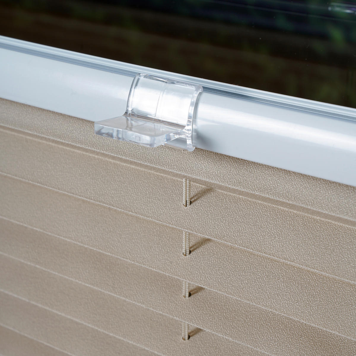 Hochwertiges Klemmplissee sand B/L: ca. 80x130 cm Hochwertiges_Klemmplissee_Free - sand (80,00/130,00cm)
