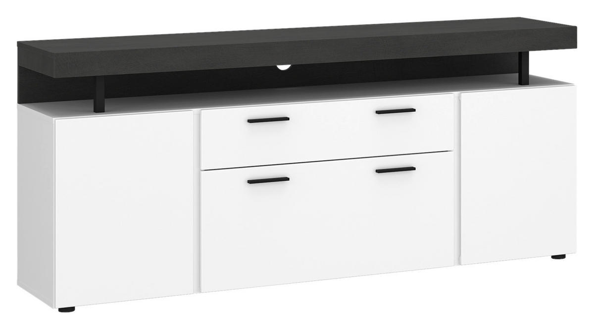 Lowboard Fly B/H/T: ca. 164x73x40 cm Fly - weiß (164,00/73,00/40,00cm)