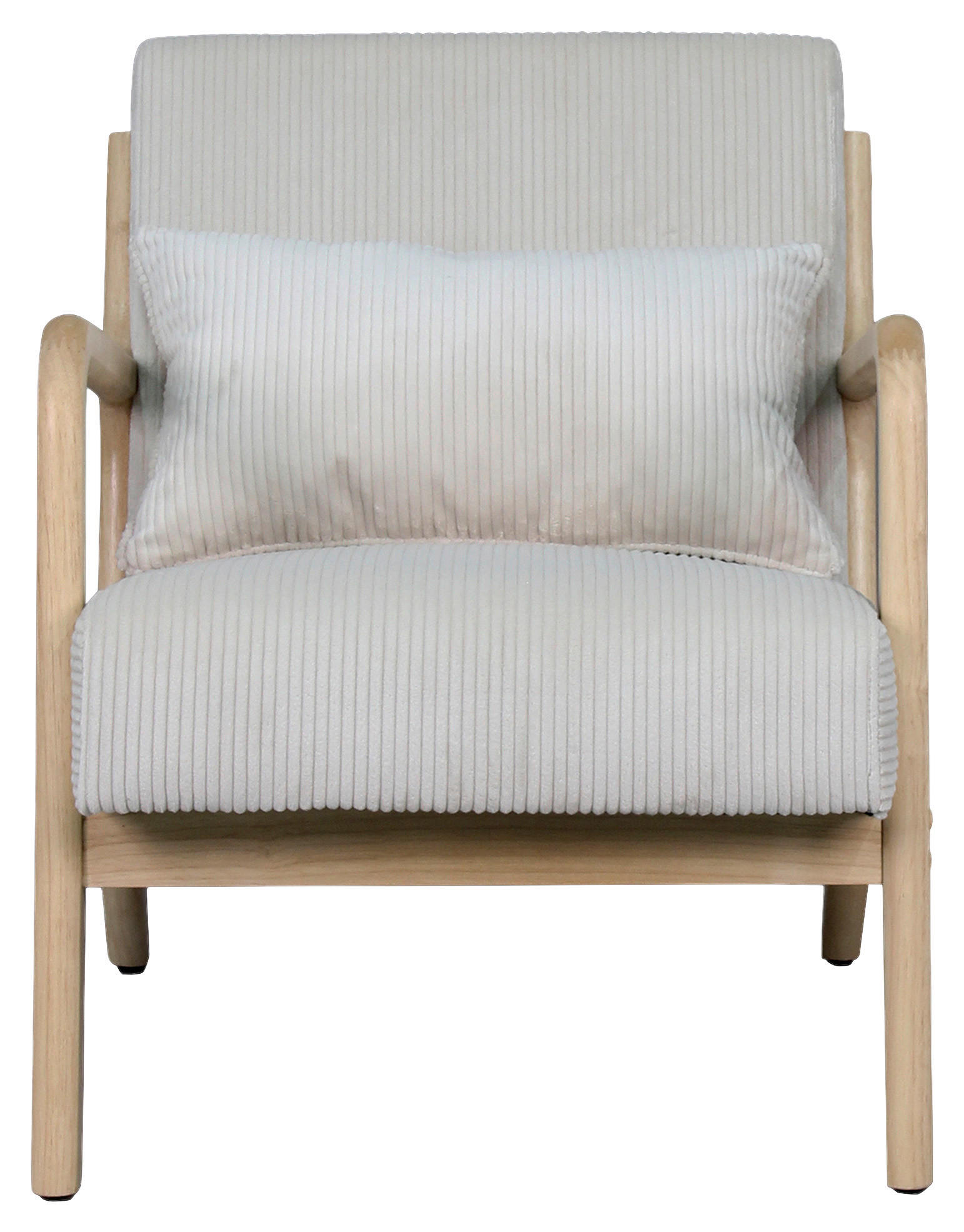 Sessel NOHR natur weiß B/H/T: ca. 65,2x80,6x76 cm NOHR - weiß/natur (65,20/80,60/76,00cm) - byLIVING