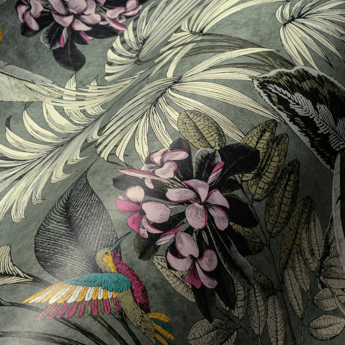 A.S.Création Vliestapete grün rosa gelb B/H/D: ca. 53x1005x8 cm Vliestapete - gelb/grün (8,00/1005,00cm) - A.S.Creation