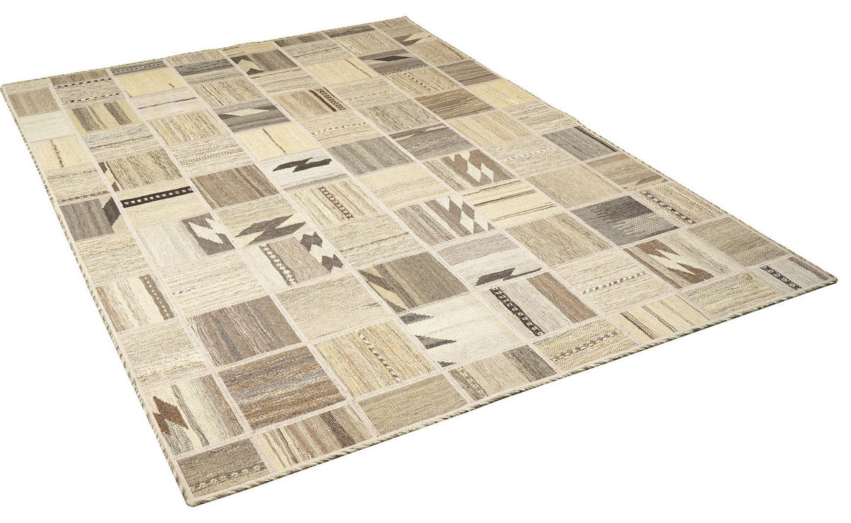 PersaTepp Teppich Kelim Tekkehdouz beige B/H/L: ca. 150x1x200 cm Kelim Tekkehdouz - beige (200,00/150,00/1,00cm) - PersaTepp