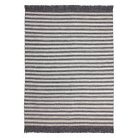 Kayoom Kurzflorteppich Natura 310 anthrazit B/L: ca. 120x170 cm Natura 310 - creme/anthrazit (120,00/170,00cm) - Kayoom