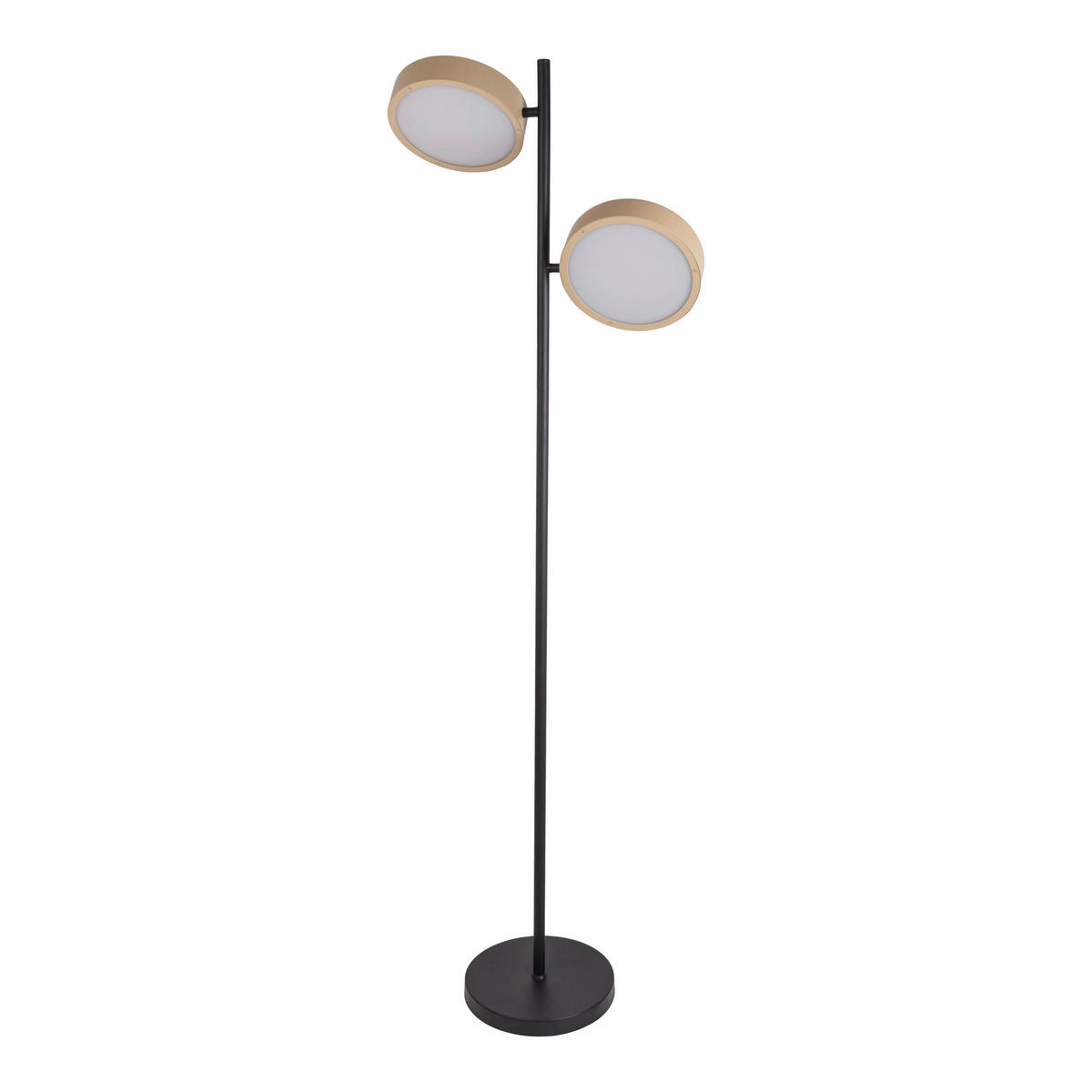 Näve Leuchten LED-Stehleuchte beige Kunststoff Metall B/H/T: ca. 53x165x28 cm TESSA - beige (53,00/165,00/28,00cm) - Näve Leuchten