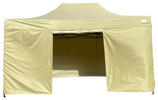Grasekamp Faltpavillon Modena beige Polyester-Mischgewebe B/H/L: ca. 450x320x300 cm Modena - beige/schwarz (300,00/450,00/320,00cm) - Grasekamp