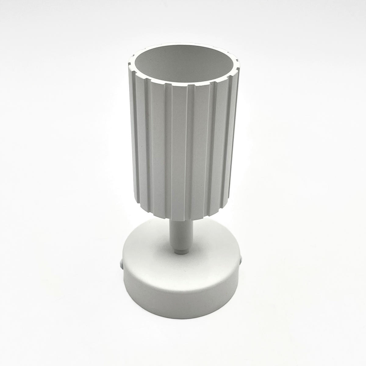 Lamkur Wandleuchte weiß Stahl B/H/L: ca. 8x16x8 cm GU10 1 Brennstellen Prisma - weiß (8,00/8,00/16,00cm) - Lamkur