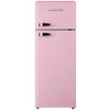 Wolkenstein Retro Kühl-/Gefrierkombination GK212.4RT SP pink B/H/T: ca. 54,5x145,6x62,6 cm Kühl-/Gefrierkombi GK212.4RT SP - pink (54,50/145,60/62,60cm) - Wolkenstein