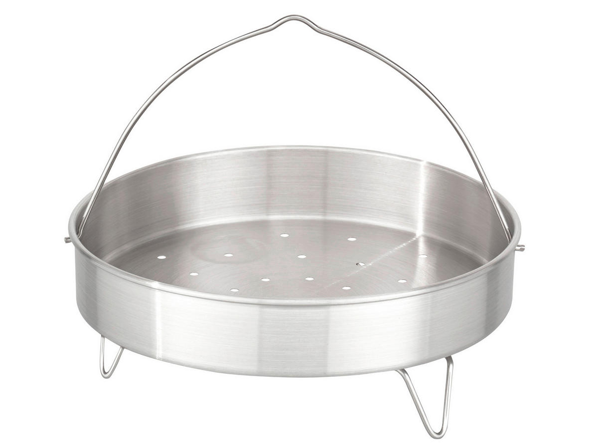 ELO Schnellkochtopf silber Edelstahl B/H/L: ca. 27,5x26,5x42 cm Schnellkochtopf_XL-Set - silber (42,00/27,50/26,50cm) - ELO