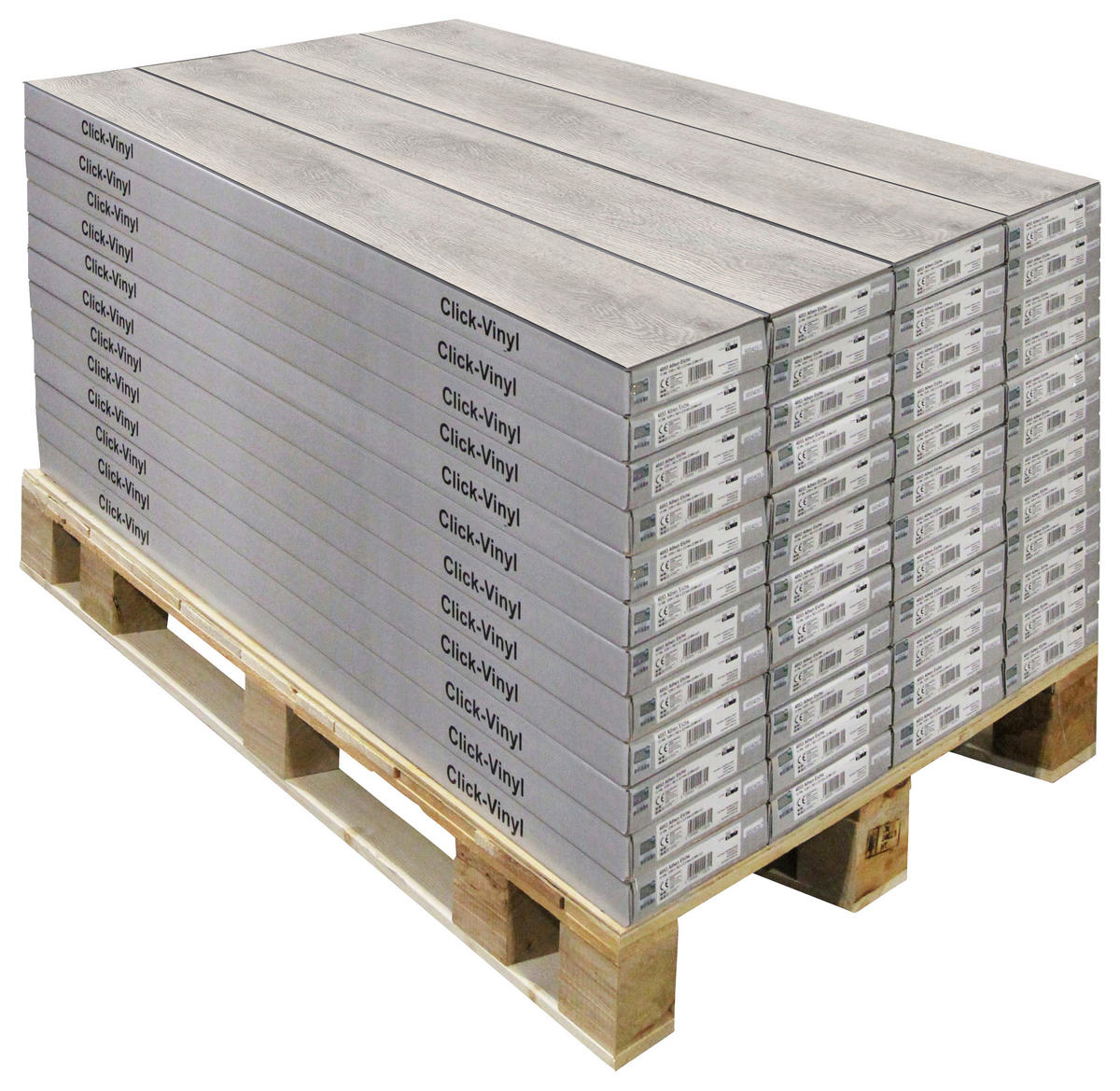 Click-Vinylboden Mailand ca. 2,22 m² im Paket  B/L: ca. 18,2x122 cm pro Paket Mailand ca. 2,22 m² im Paket - Eiche (18,20/122,00cm)