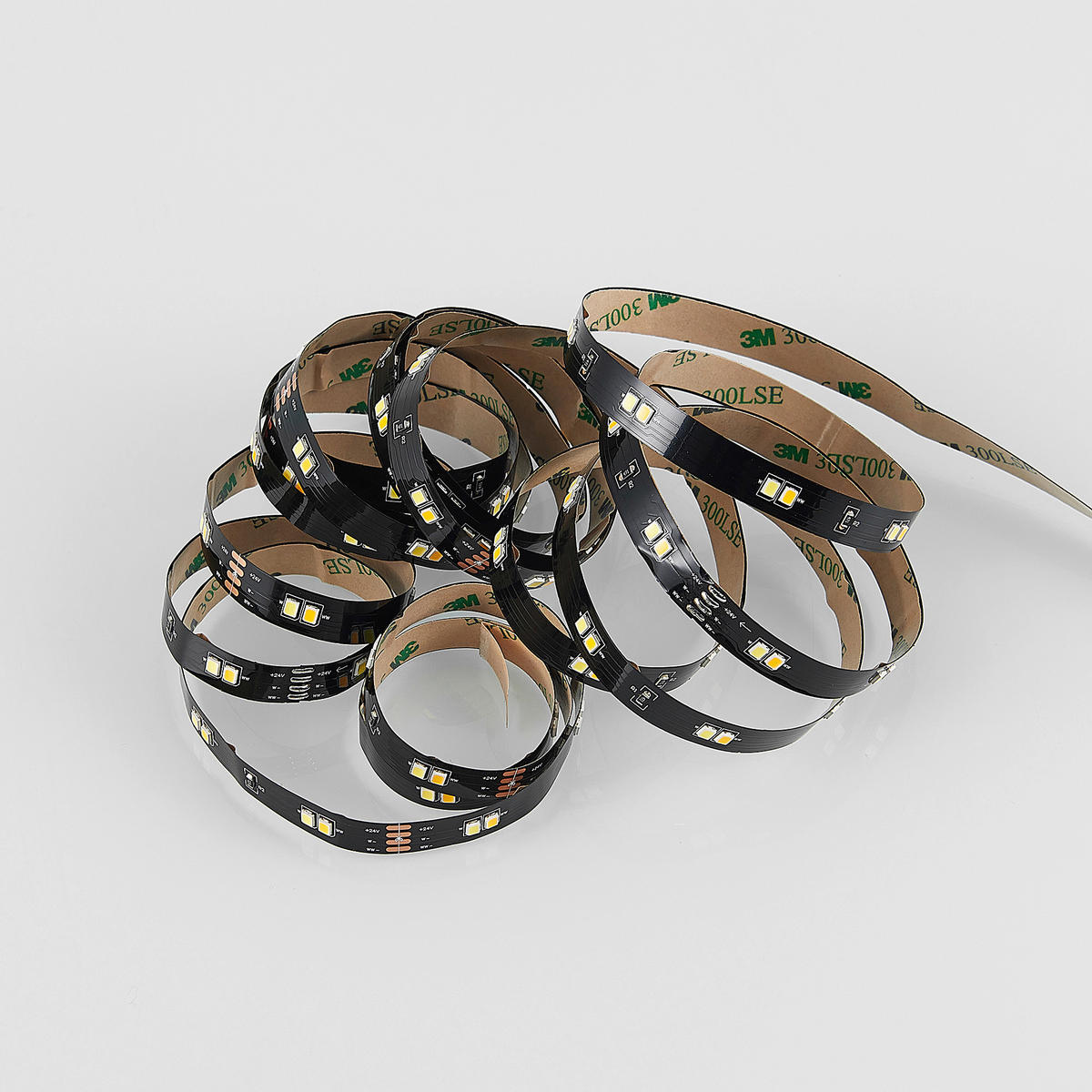 Lichtband schwarz Kunststoff B/L: ca. 1x300 cm LED-Lichtband_Chip - schwarz (1,00/300,00cm)