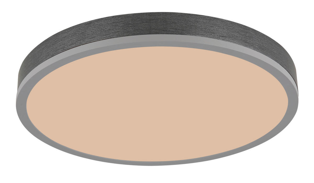 GLOBO LED-Deckenleuchte DORO 416080AD2R-CCT silber Opal Aluminium MDF H/D: ca. 8,5x45 cm 1 Brennstellen DORO - Opal/silber (45,00/8,50cm) - GLOBO