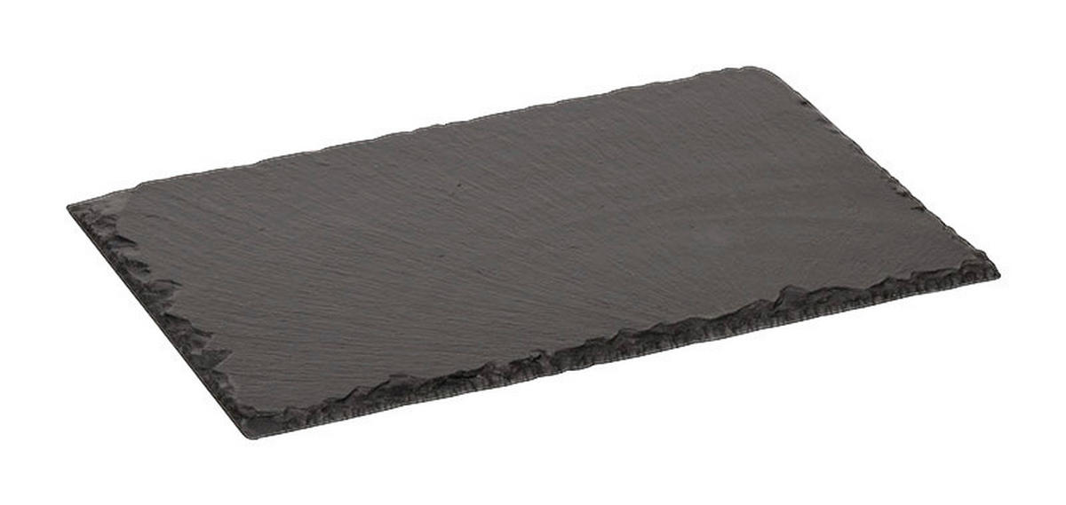 Kesper Raclette-Set grau Schiefer B/L: ca. 20x30 cm Racletteset_10tlg. - grau (20,00/30,00cm) - Kesper