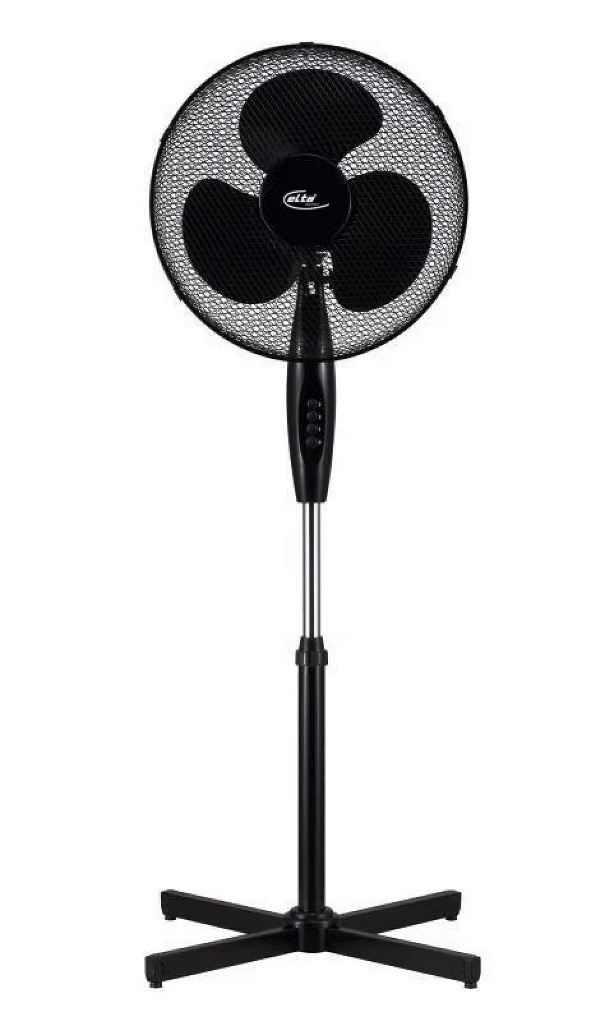 Elta Standventilator SVT-40.5 schwarz Metall Kunststoff D: ca. 40 cm Standventilator_Elta SVT-40.5 - schwarz (40,00cm) - Elta