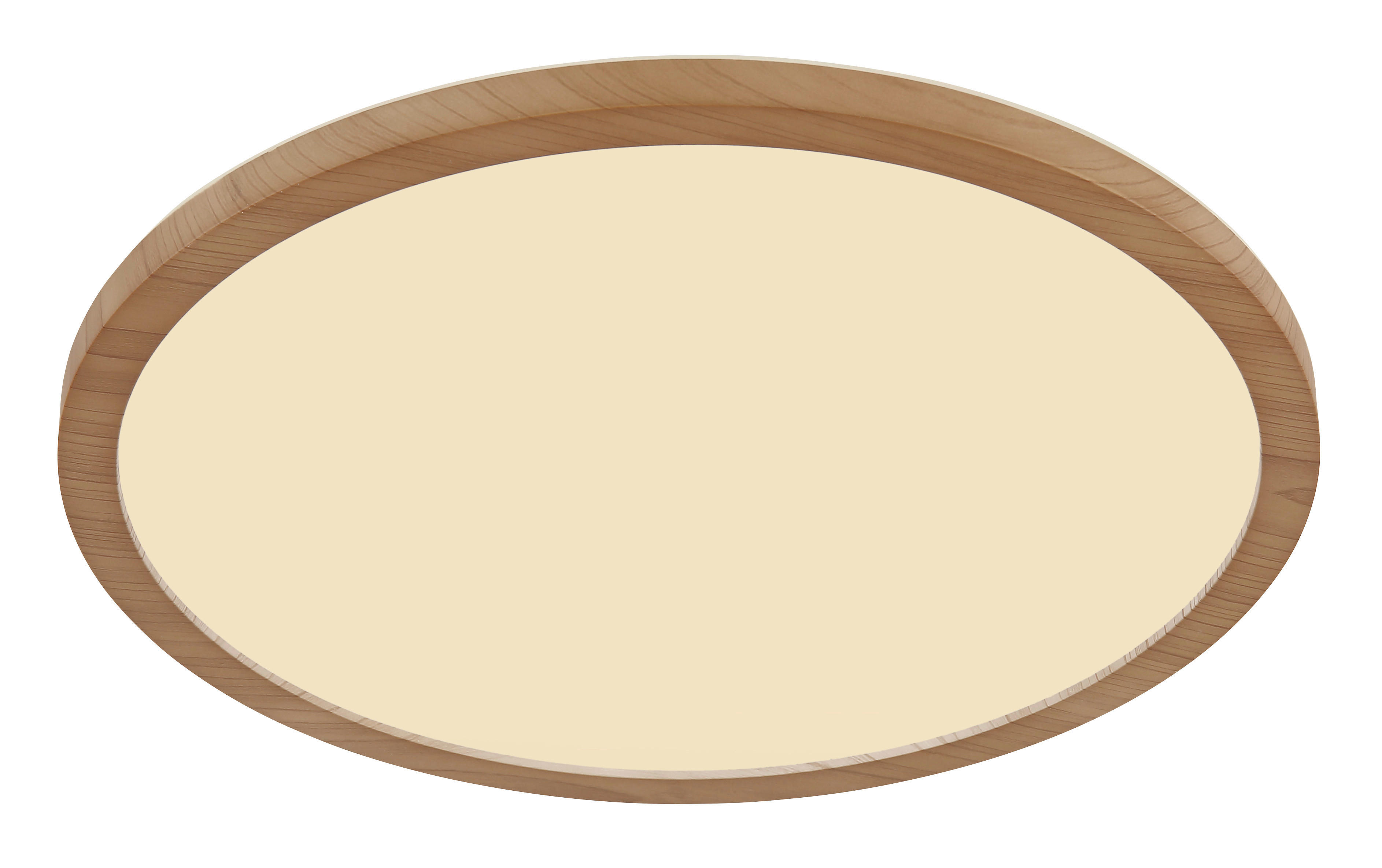 GLOBO LED-Deckenleuchte braun Opal Kunststoff H/D: ca. 2,5x29,4 cm SAPANA - braun/Opal (29,40/2,50cm) - GLOBO