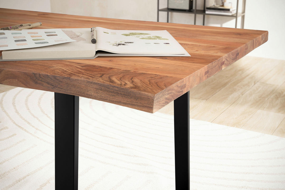 Schreibtisch B/H/T: ca. 120x76x60 cm Schreibtisch - (120,00/76,00/60,00cm) - Wohnling