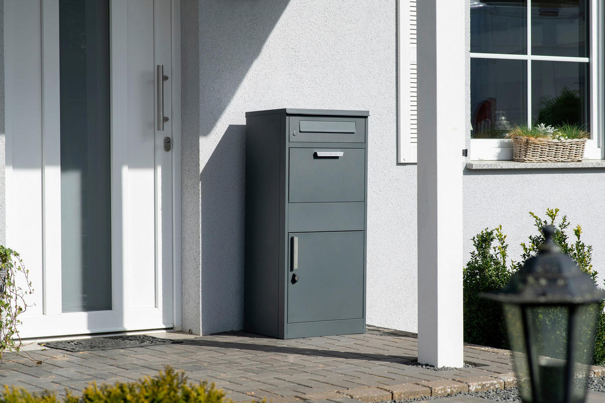 Westmann Paketbox Pedro anthrazit B/H/L: ca. 50x112x37 cm Pedro - anthrazit (37,00/50,00/112,00cm) - Westmann