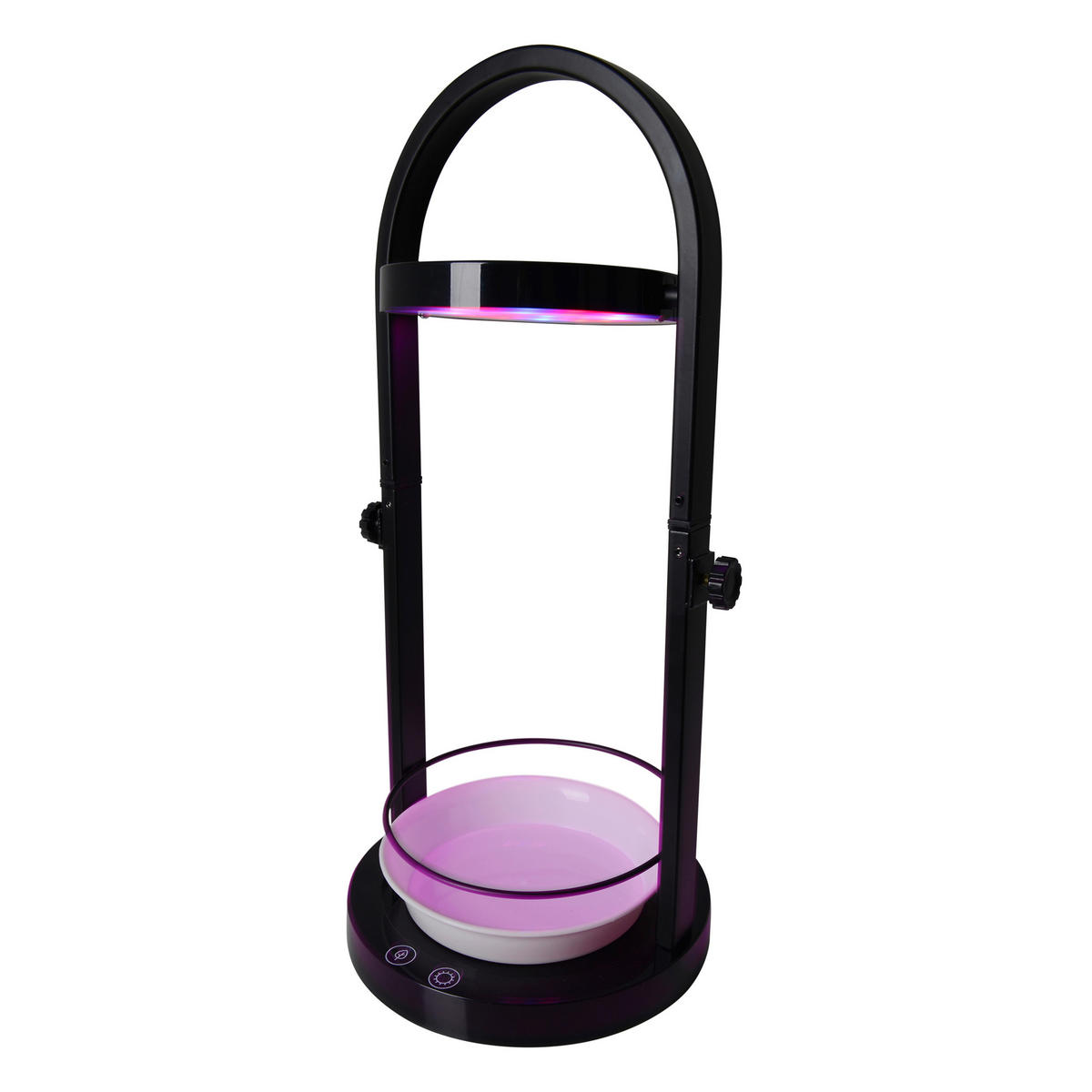 Näve Leuchten Tischleuchte 3176222 schwarz weiß Metall Kunststoff H/D: ca. 53,5x18,2 cm null 20 Brennstellen LED Pflanzen-Tischleuchte h:53,5cm - weiß/schwarz (18,20/53,50cm) - Näve Leuchten