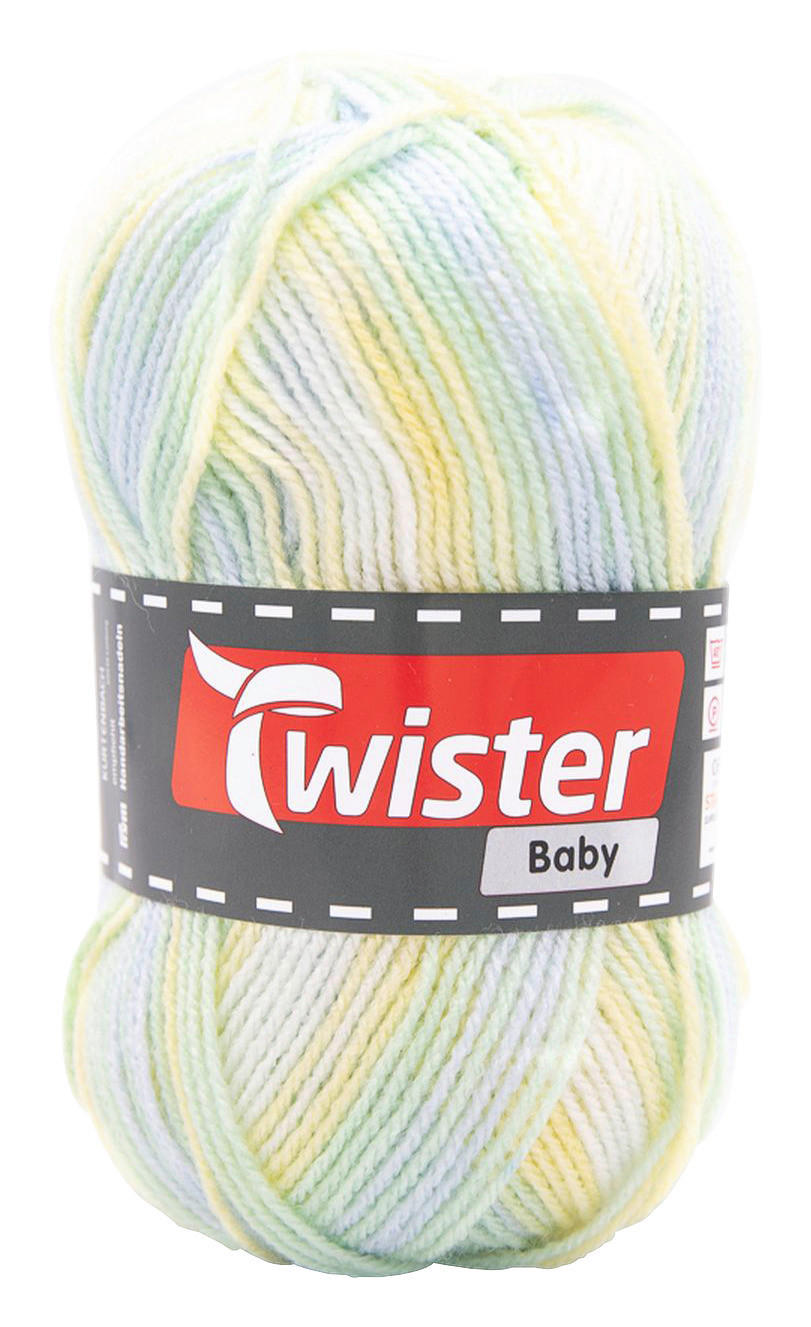 Handstrickgarn Baby wiese L: ca. 21000 cm Baby - color/wiese (21000,00cm) - Twister
