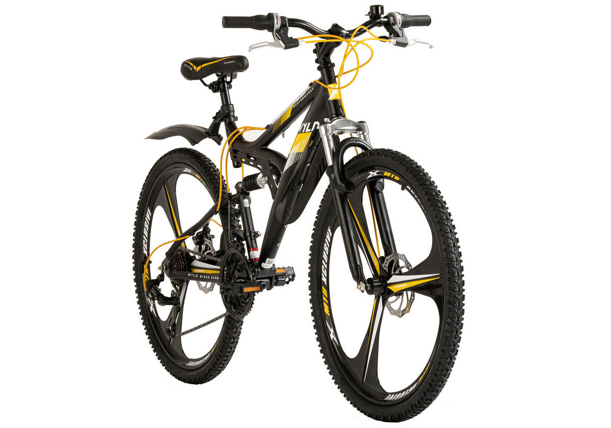 WYLD Mountain-Bike Bliss BLISS 3.0 26 Zoll Rahmenhöhe 47 cm 21 Gänge schwarz schwarz ca. 26 Zoll Bliss - schwarz - WYLD