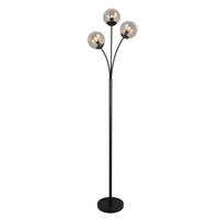 Stehleuchte Space schwarz Glas B/H/T: ca. 37x180x37 cm E14 3 Brennstellen Stehleuchte_Space - schwarz (37,00/180,00/37,00cm)