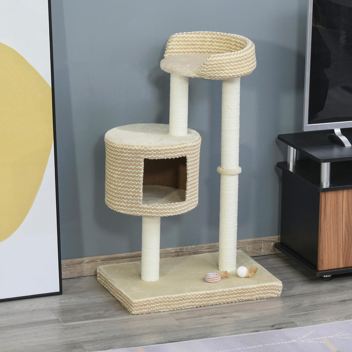 PawHut Katzenbaum Katzenbaum - (41,00cm) - PawHut