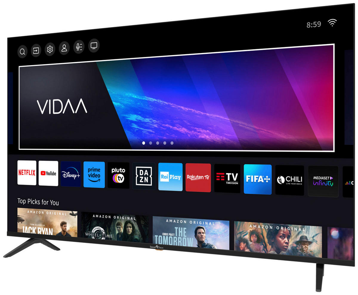 Smart Tech LED-TV 65UV10V1 65 Zoll Diagonale ca. 164 cm LED-TV_65"_4K_65UV10V1_SmartTech - (164,00cm) - Smart Tech