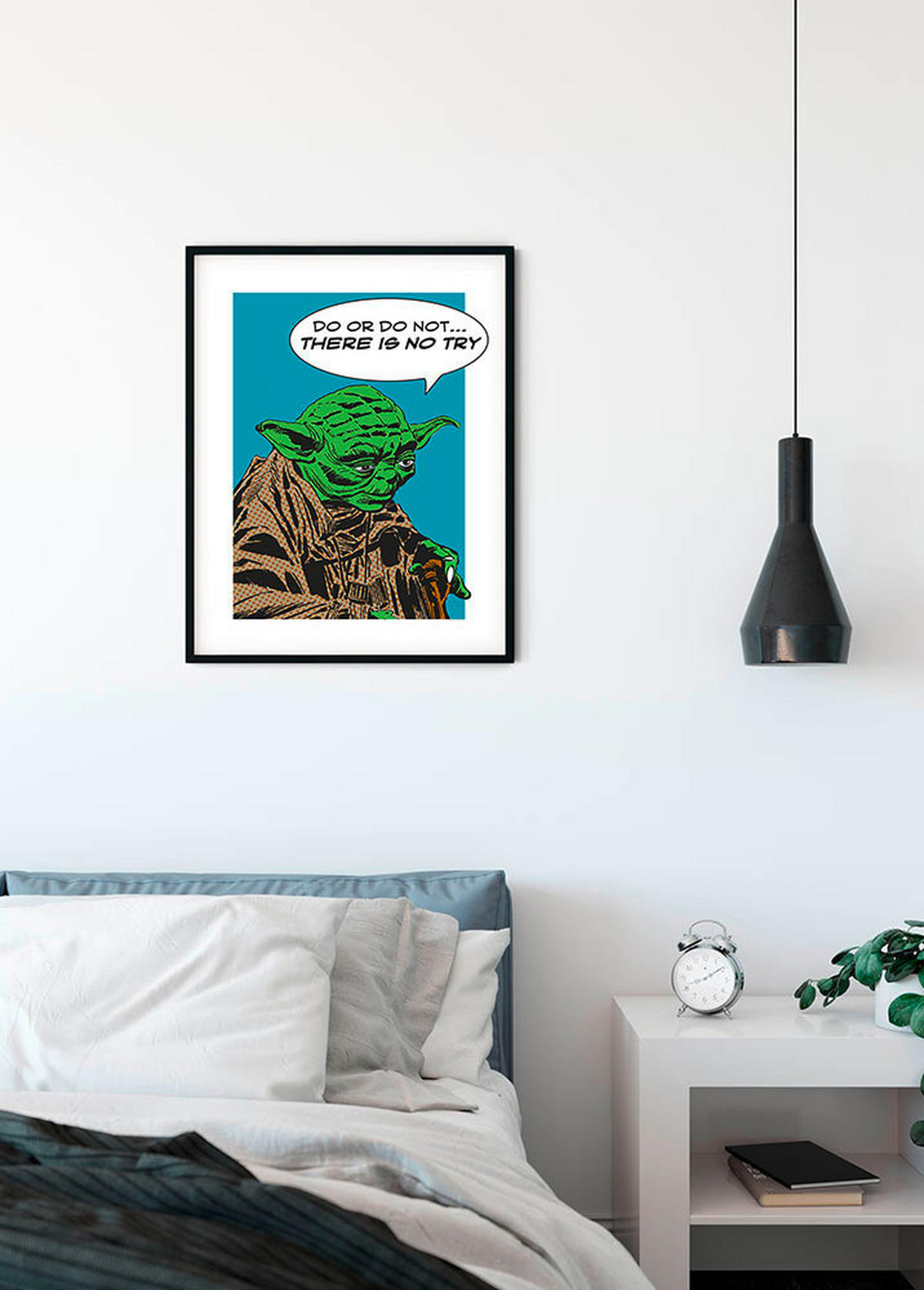 Komar Poster Star Wars Classic Comic Quote Yoda Star Wars B/L: ca. 50x70 cm Star Wars Classic Comic Quote Yoda - (50,00/70,00cm) - Komar